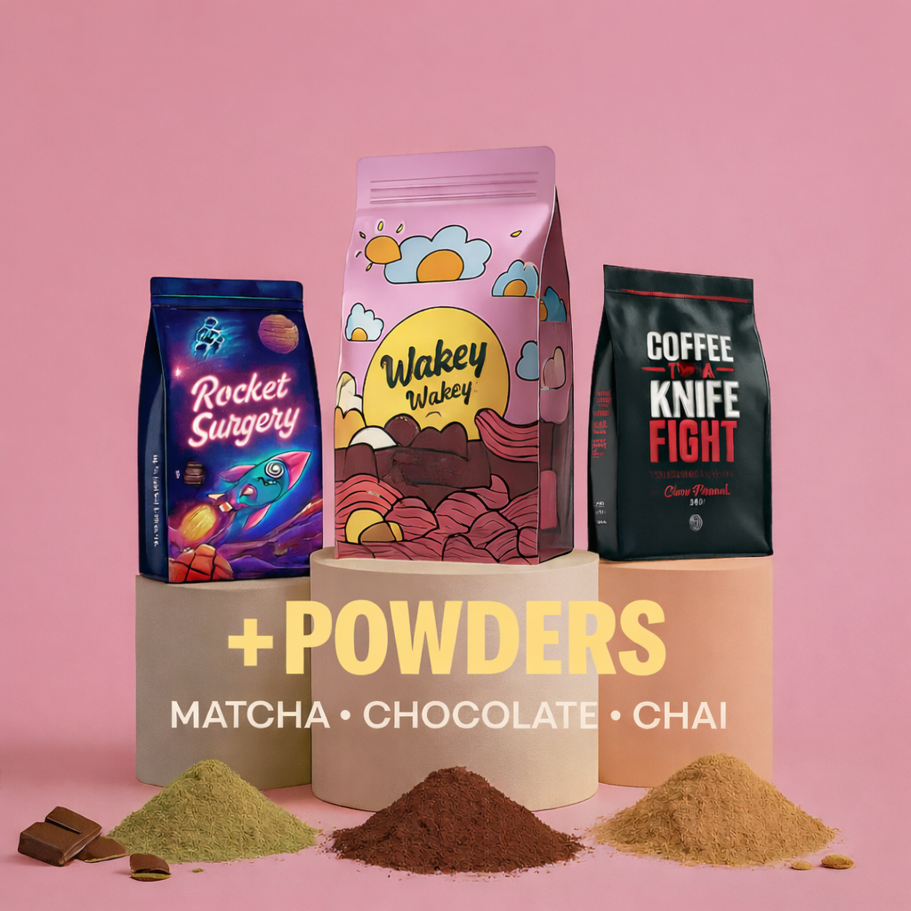 Welcome Pack – 3 Coffees + Bonus Powders